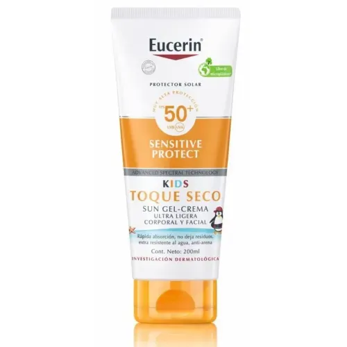 EUCERIN SUN KIDS SENSITIVE PROTECT TOQUE SECO FPS50+ * 200 MLX