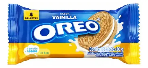 GALLETA OREO GOLDEN VAINILLA * 36 GR X