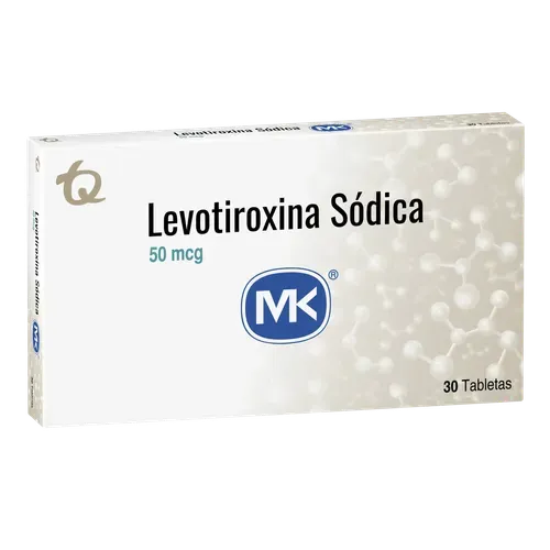 LEVOTIROXINA 50 MG * 30 TAB X
